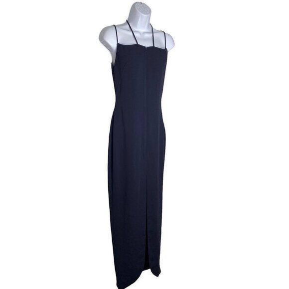 Olga Pastyrnak Womens Gown Dress Blue Backless Sleeveless Spaghetti Strap‎ 2 New - Picture 6 of 10